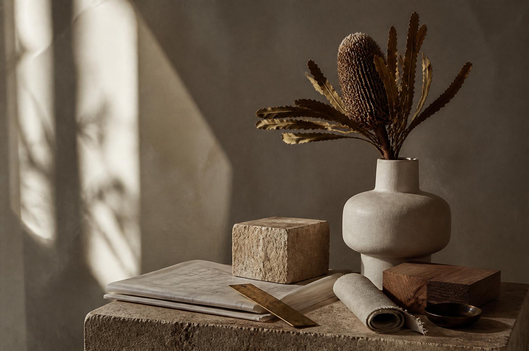 Natural materials, quiet craft and everyday details.